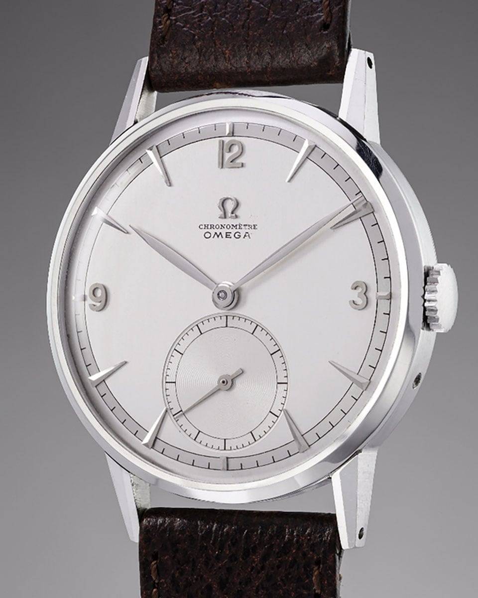 Prototype d'une montre à tourbillon par Omega, circa 1940 (Source : Omega)