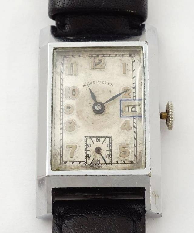 Mimo-Meter à complication date, 1930 (Source : Jones & Horan)