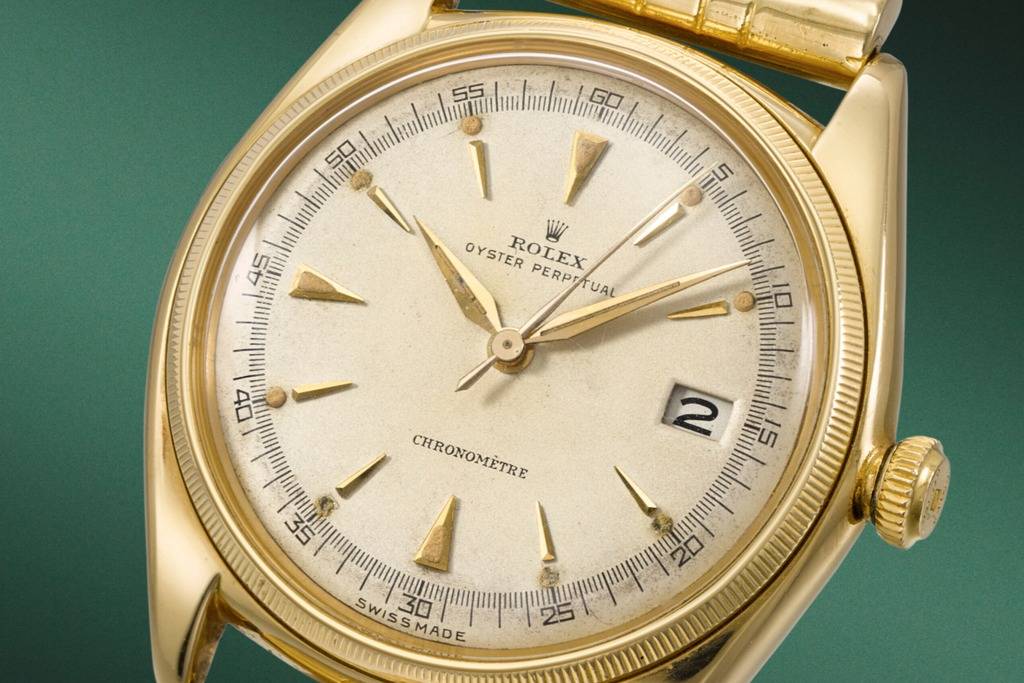 Rolex Datejust réf. 4467, 1945 (Source : Goldammer)