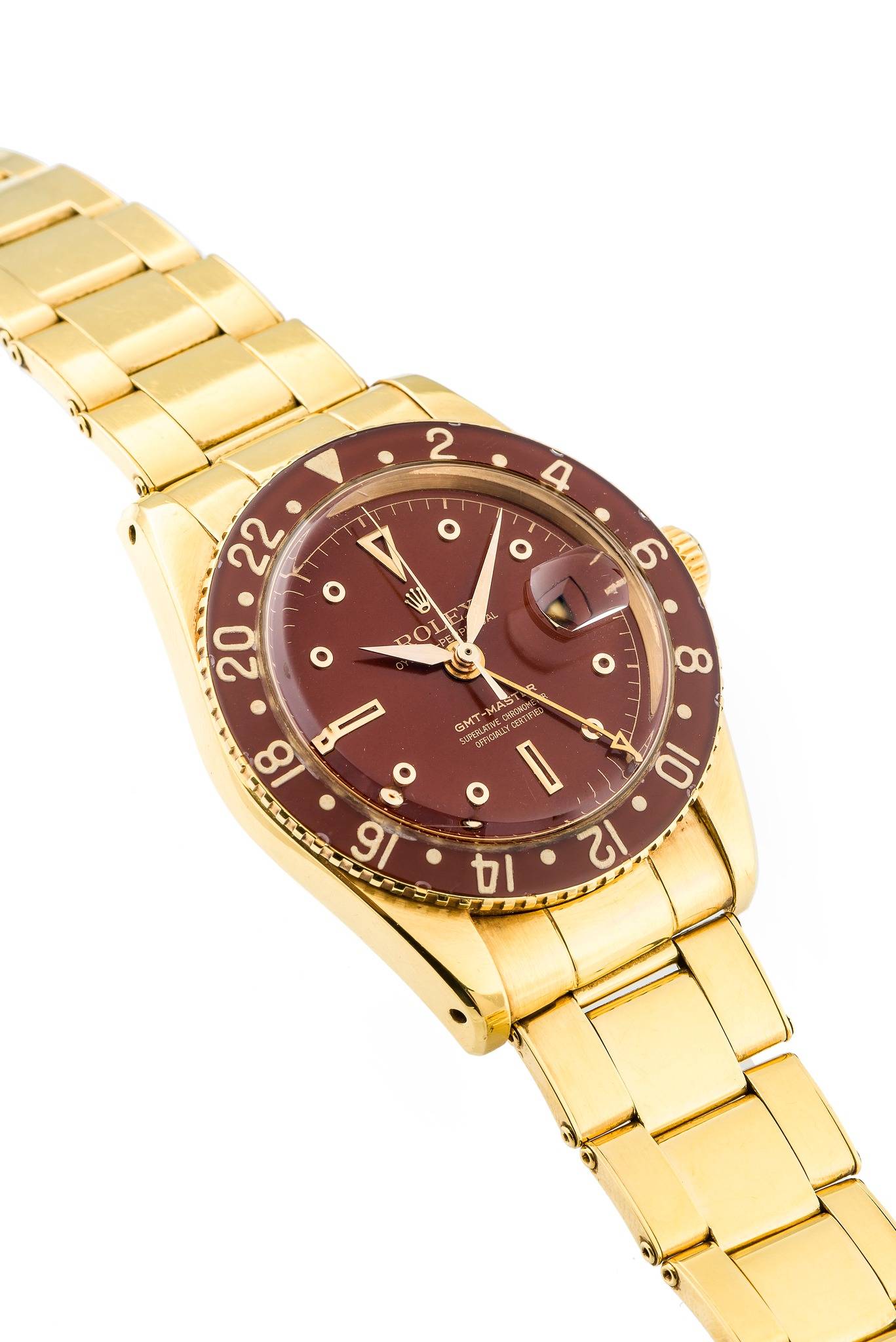 Rolex GMT-Master 6542, circa 1950 (Source : Antiquorum)