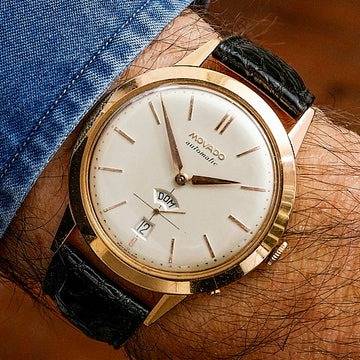 Movado jour-date, 1958 (Source : Pascal Karp Watches Expertise)