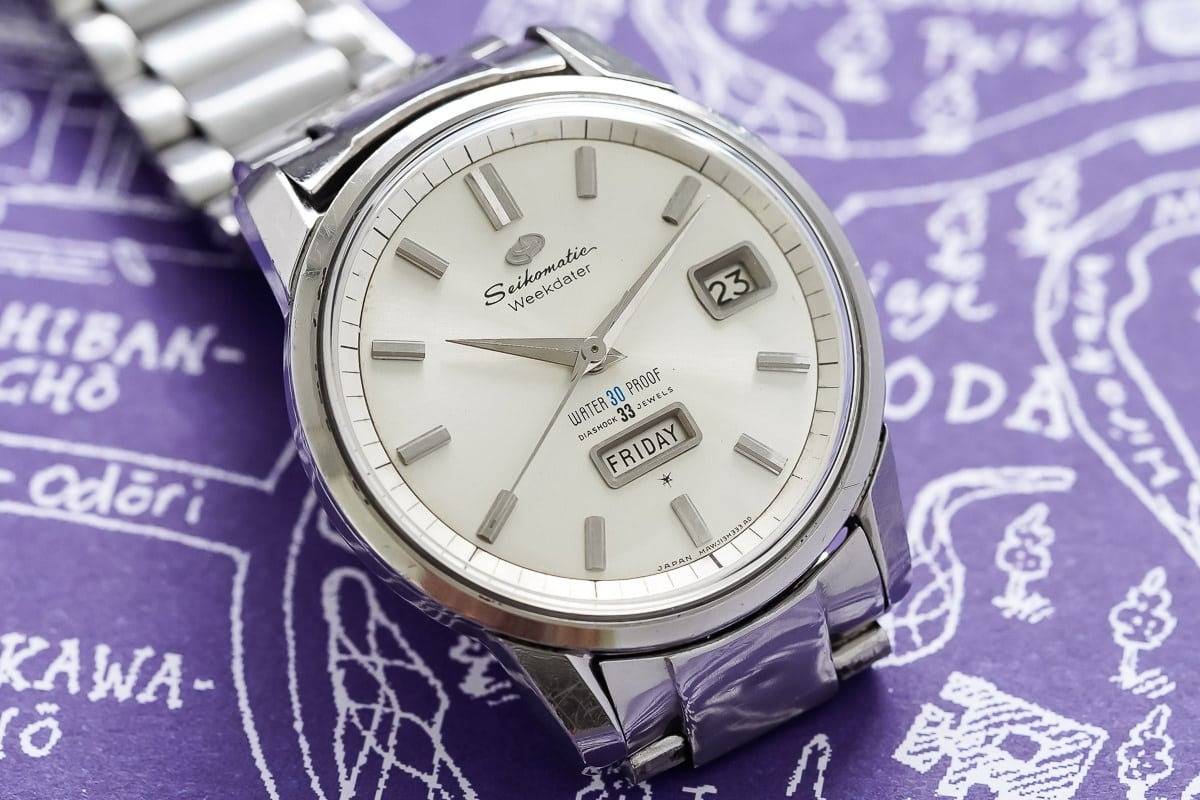 Seikomatic Weekdater, 1963 (Source : The Chrono Duo)