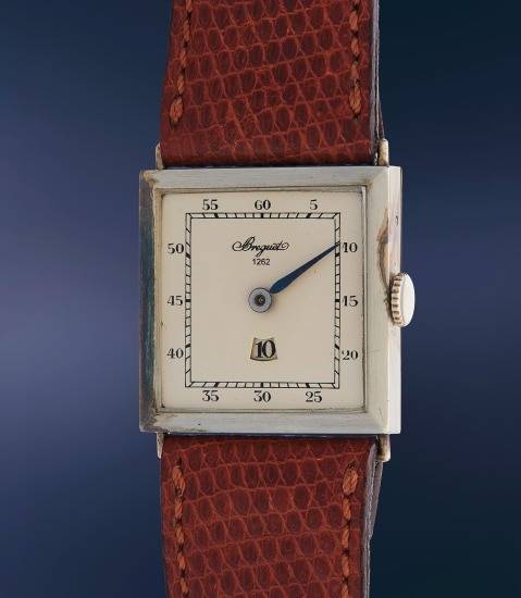 Montre Breguet vintage à heure sautante (Source : Phillips Auction)