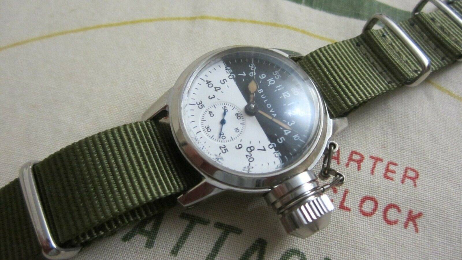 Montre Bulova américaine, Seconde Guerre mondiale (Source : WatchCharts)