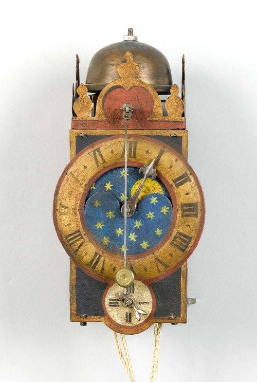 Horloge allemande à phase de Lune, 17ème siècle (Source : Koller Auktionen)