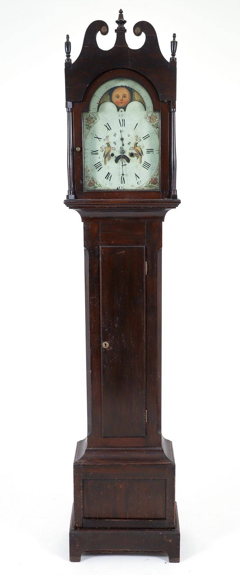 Horloge James Wilson à phase de Lune, 18ème siècle (Source : Concept Art Gallery)
