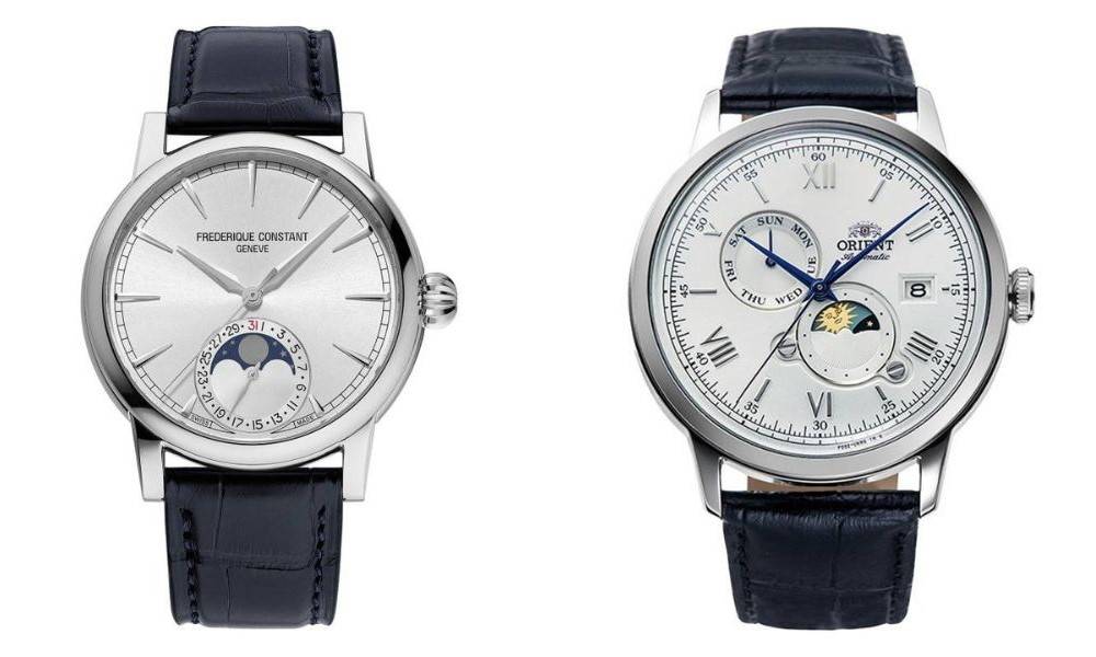 Montre phase de Lune VS montre à complication Jour-Nuit