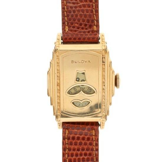 Montre Bulova à heure sautante, circa 1920 (Source : Lot Art)