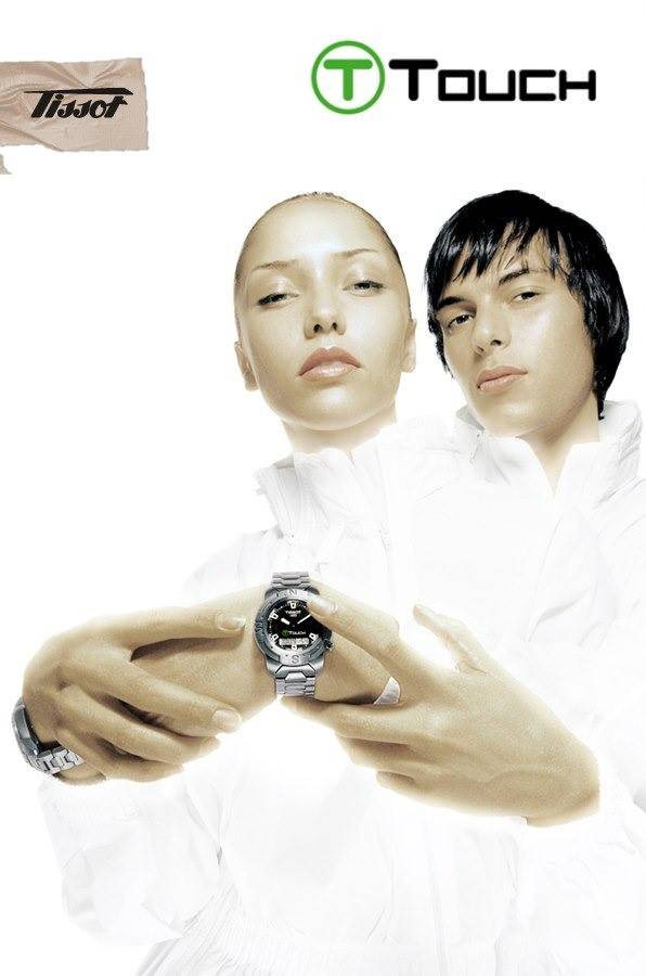 Publicité pour montre Tissot T-Touch, 1999 (Source : Facebook - @Tissot)