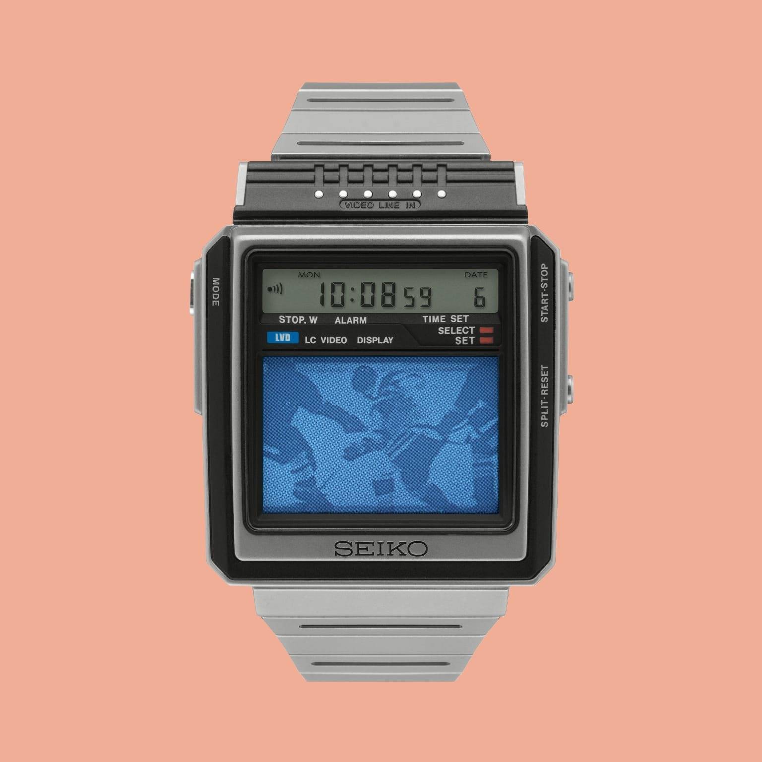 Montre télévision Seiko, 1982 (Source : Seiko Design Center)