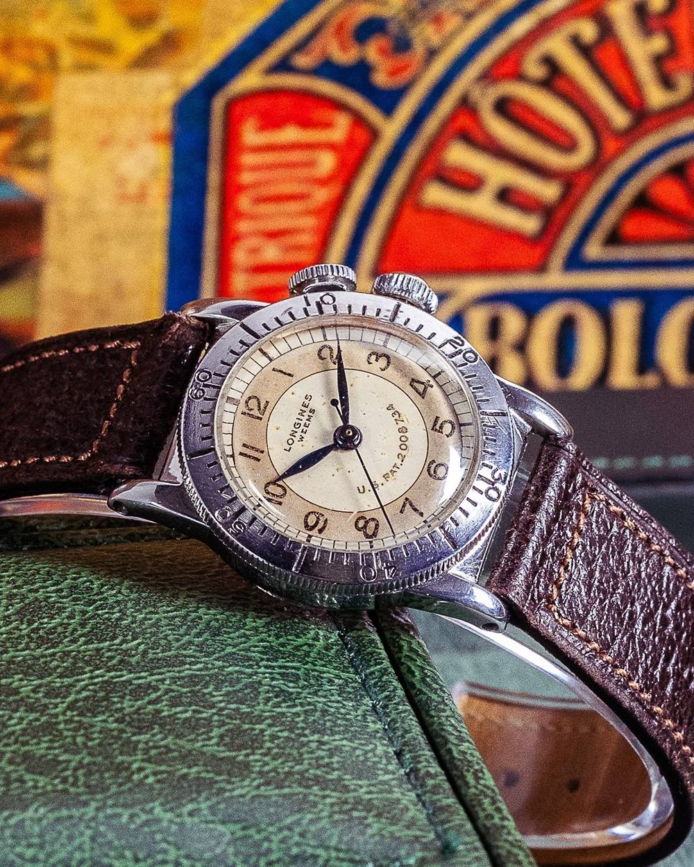 Longines Weems, circa 1940 (Source : The Time Watches)