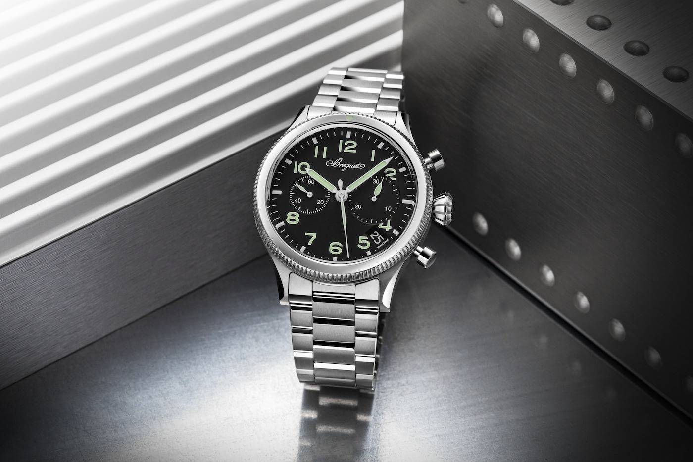 Montre chronographe Breguet Type 20 réf. 2057 (Source : site officiel Breguet)