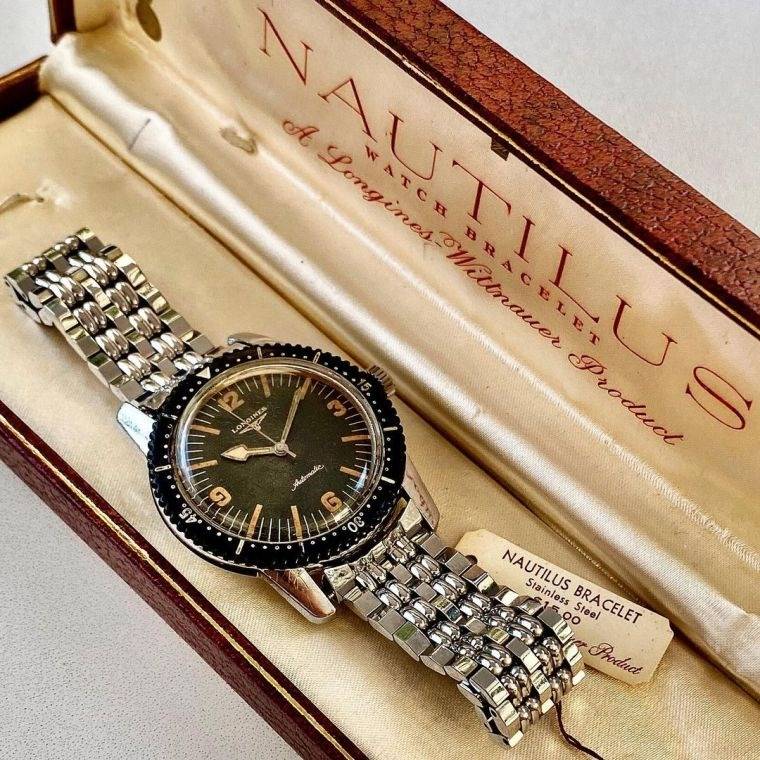 Longines Skindiver vintage (Source : chronographes.net)