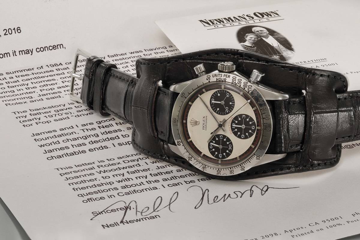 Rolex Daytona réf. 6239 de Paul Newman (Source : la Cote des Montres)