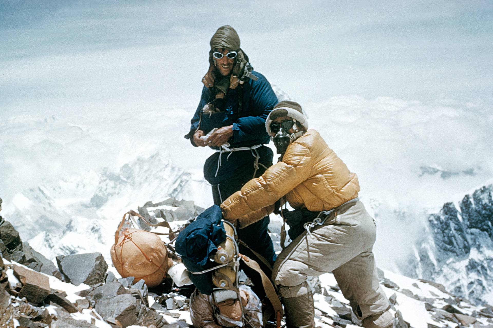 Edmund Hillary et Tensing Norgay (Source : Rolex.org)