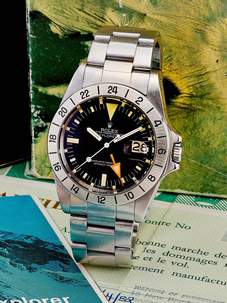 Montre Rolex Explorer II « Freccione » réf. 1655 (Source : Collector Square)
