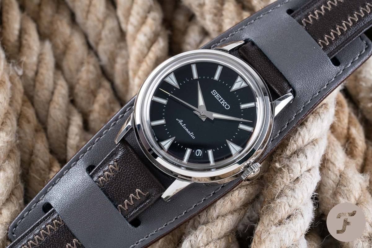 Montre Seiko Prospex Alpinist 1959 Re-Creation réf. SJE085J1 (Source : Fratello Watches)