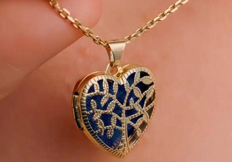 pendentif coeur photo