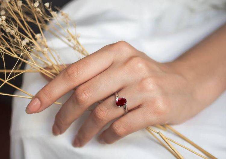 Solitaires pierre de couleur