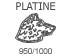 Platine 950/1000